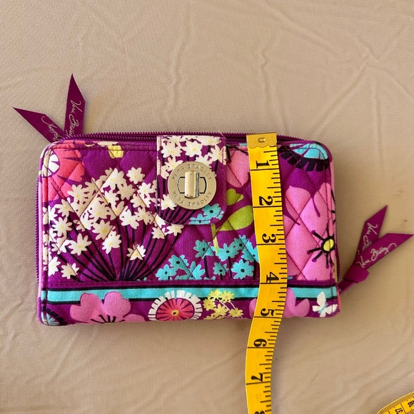 Vera Bradley, "Flutterby" Twist Lock Wallet - Picture 9 of 9
